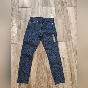Gap leopard print denim jeans.. 8/29 high rise legging skimmer